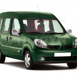 ΚΑΠΑΚΙΑ ΚΑΘΡΕΠΤΗ ΧΡΩΜΙΟΥ ΜΕΤΑΛΛΙΚΑ ΓΙΑ RENAULT KANGOO 1 04-07 Χρωμίου ABS