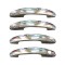 ΧΕΡΟΥΛΙΑ ΠΟΡΤΑΣ ΓΙΑ FORD KUGA SUV 2013+  ΧΡΩΜΙΟ ΜΕΤΑΛΛΙΚΑ 4ΠΟΡΤΕΣ 4ΤΕΜ