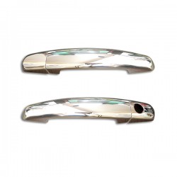 ΧΕΡΟΥΛΙΑ ΠΟΡΤΑΣ ΓΙΑ PEUGEOT 307 HB 3D/CC 01-08  ΧΡΩΜΙΟ ΜΕΤΑΛΛΙΚΑ 2ΠΟΡΤΕΣ 2ΤΕΜ