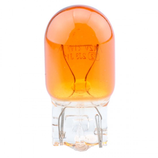 WY21W (T20) 12V 21W W3x16d ΠΟΡΤΟΚΑΛΙ (ΚΑΡΦΩΤΟ ΑΚΑΛΥΚΟ) STANDARD ΑΛΟΓΟΝΟΥ ΚΟΥΤΙ 10ΤΕΜ.