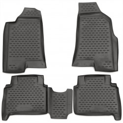 ΠΑΤΑΚΙΑ ΣΕ ΣΚΑΦΗ TPE ΛΑΣΤΙΧΟ ΓΙΑ HUMMER H3 08/2005-02/2010  ΣΕ ΑΝΘΡΑΚΙ ΣΚΟΥΡΟ ΓΚΡΙ ΧΡΩΜΑ NOVLINE - 4 ΤΕΜ.