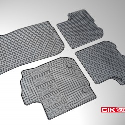 Cik - ΠΑΤΑΚΙΑ ΑΥΤΟΚΙΝΗΤΟΥ ΑΠΟ ΛΑΣΤΙΧΟ ΓΙΑ DACIA LOGAN 2012+ / DACIA SANDERO 2012-2020 / DACIA SANDERO STEPWAY 2012-2020 ΣΕ ΜΑΥΡΟ ΧΡΩΜΑ ΜΕ ΚΟΥΜΠΩΜΑΤΑ - 4 ΤΕΜ. (RM.DAC.0001/CK)