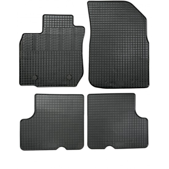 Cik - ΠΑΤΑΚΙΑ ΑΥΤΟΚΙΝΗΤΟΥ ΑΠΟ ΛΑΣΤΙΧΟ ΓΙΑ DACIA DUSTER 2X4 2010-2018 ΣΕ ΜΑΥΡΟ ΧΡΩΜΑ ΜΕ ΚΟΥΜΠΩΜΑΤΑ - 4 ΤΕΜ. (RM.DAC.0004/CK)