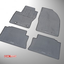 Cik - ΠΑΤΑΚΙΑ ΑΥΤΟΚΙΝΗΤΟΥ ΑΠΟ ΛΑΣΤΙΧΟ ΓΙΑ FORD KUGA 2008-2013 ΣΕ ΜΑΥΡΟ ΧΡΩΜΑ ΜΕ ΚΟΥΜΠΩΜΑΤΑ - 4 ΤΕΜ. (RM.FO.0008/CK)
