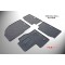 Cik - ΠΑΤΑΚΙΑ ΑΥΤΟΚΙΝΗΤΟΥ ΑΠΟ ΛΑΣΤΙΧΟ ΓΙΑ FORD KUGA 2013-2015 ΣΕ ΜΑΥΡΟ ΧΡΩΜΑ ΜΕ ΚΟΥΜΠΩΜΑΤΑ - 4 ΤΕΜ. (RM.FO.0009/CK)