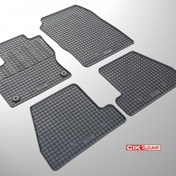 Cik - ΠΑΤΑΚΙΑ ΑΥΤΟΚΙΝΗΤΟΥ ΑΠΟ ΛΑΣΤΙΧΟ ΓΙΑ FORD FOCUS FACELIFT 2014-2018 ΣΕ ΜΑΥΡΟ ΧΡΩΜΑ ΜΕ ΚΟΥΜΠΩΜΑΤΑ - 4 ΤΕΜ. (RM.FO.0013/CK)