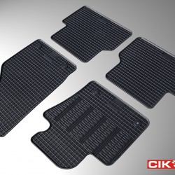 Cik - ΠΑΤΑΚΙΑ ΑΥΤΟΚΙΝΗΤΟΥ ΑΠΟ ΛΑΣΤΙΧΟ ΓΙΑ AUDI Q3 2011-2018 ΣΕ ΜΑΥΡΟ ΧΡΩΜΑ ΜΕ ΚΟΥΜΠΩΜΑΤΑ - 4 ΤΕΜ. (RM.AU.0002/CK)