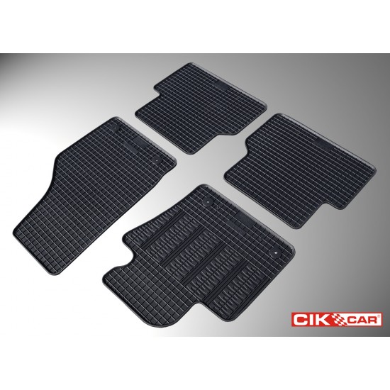 Cik - ΠΑΤΑΚΙΑ ΑΥΤΟΚΙΝΗΤΟΥ ΑΠΟ ΛΑΣΤΙΧΟ ΓΙΑ AUDI Q3 2011-2018 ΣΕ ΜΑΥΡΟ ΧΡΩΜΑ ΜΕ ΚΟΥΜΠΩΜΑΤΑ - 4 ΤΕΜ. (RM.AU.0002/CK)