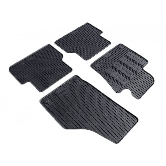 Cik - ΠΑΤΑΚΙΑ ΑΥΤΟΚΙΝΗΤΟΥ ΑΠΟ ΛΑΣΤΙΧΟ ΓΙΑ VW TIGUAN 2007-2015 ΣΕ ΜΑΥΡΟ ΧΡΩΜΑ ΜΕ ΚΟΥΜΠΩΜΑΤΑ - 4 ΤΕΜ. (RM.VW.0007/CK)