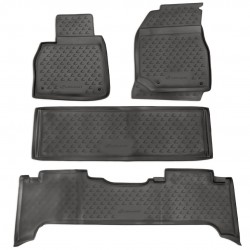 ΠΑΤΑΚΙΑ ΣΕ ΣΚΑΦΗ TPE ΛΑΣΤΙΧΟ ΓΙΑ LEXUS LX 470 1998-2007  ΣΕ ΑΝΘΡΑΚΙ ΣΚΟΥΡΟ ΓΚΡΙ ΧΡΩΜΑ NOVLINE - 4 ΤΕΜ.