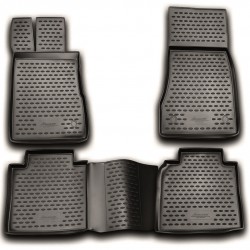 ΠΑΤΑΚΙΑ ΣΕ ΣΚΑΦΗ TPE ΛΑΣΤΙΧΟ ΓΙΑ MERCEDES S CLASS W220 10/1998-08/2005  ΣΕ ΑΝΘΡΑΚΙ ΣΚΟΥΡΟ ΓΚΡΙ ΧΡΩΜΑ NOVLINE - 4 ΤΕΜ.