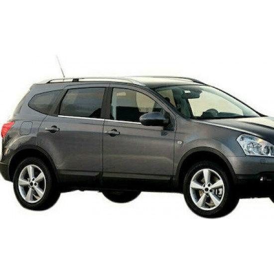 TRIM  ΠΑΡΑΘΥΡΩΝ ΑΥΤΟΚΟΛΛΗΤΑ ΧΡΩΜΙΟΥ 4ΤΕΜ. ΓΙΑ NISSAN QASHQAI+2 5D 2010-2014