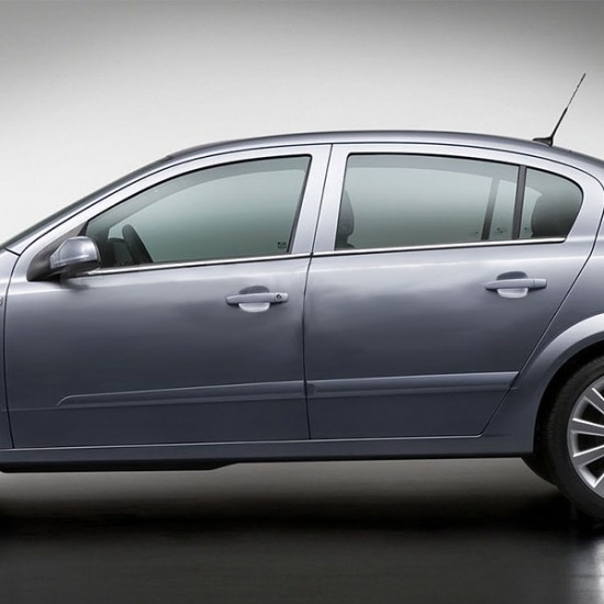 TRIM  ΠΑΡΑΘΥΡΩΝ ΑΥΤΟΚΟΛΛΗΤΑ ΧΡΩΜΙΟΥ 4ΤΕΜ. ΓΙΑ OPEL ASTRA H 4D 2004+