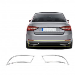 ΔΙΑΚΟΣΜΗΤΙΚΑ ΧΡΩΜΙΑ ΕΞΑΤΜΙΣΗΣ  2ΤΕΜ. ΓΙΑ SKODA SUPERB 4D 2015+