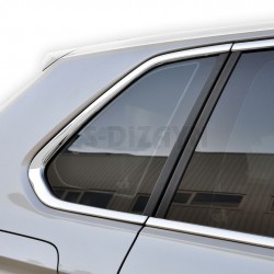 TRIM  ΠΑΡΑΘΥΡΩΝ (ΑΥΤΟΚΟΛΛΗΤΑ/ΧΡΩΜΙΟ) - 12 ΤΕΜ. ΓΙΑ VW TIGUAN 5D 2016+