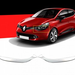 ΜΑΣΚΑΚΙΑ ΦΑΝΑΡΙΩΝ ΓΙΑ RENAULT CLIO 5D 2012+  ΚΑΤΩ ΧΡΩΜΙΟ ΜΕΤΑΛΛΙΚΑ 2ΤΕΜ.