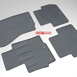 Cik - ΠΑΤΑΚΙΑ ΑΥΤΟΚΙΝΗΤΟΥ ΑΠΟ ΛΑΣΤΙΧΟ ΓΙΑ CITROEN C4 AIRCROSS 2010-2017 / PEUGEOT 4008 2012-2016 / MITSUBISHI ASX 2010-2012 ΣΕ ΜΑΥΡΟ ΧΡΩΜΑ ΜΕ ΚΟΥΜΠΩΜΑΤΑ - 4 ΤΕΜ. (RM.CI.0016/CK)