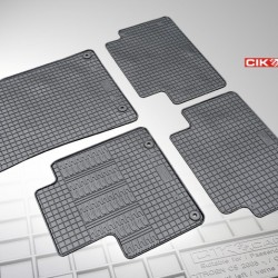 Cik - ΠΑΤΑΚΙΑ ΑΥΤΟΚΙΝΗΤΟΥ ΑΠΟ ΛΑΣΤΙΧΟ ΓΙΑ CITROEN C5 2008-2011 / C5 FACELIFT 2011-2017 ΣΕ ΜΑΥΡΟ ΧΡΩΜΑ ΜΕ ΚΟΥΜΠΩΜΑΤΑ - 4 ΤΕΜ. (RM.CI.0018/CK)