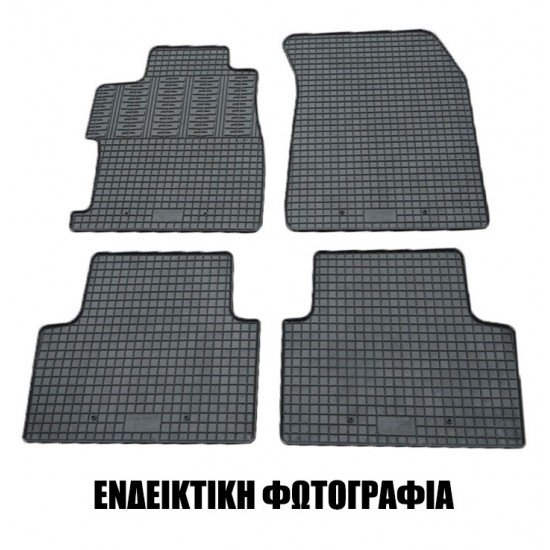 Cik - ΠΑΤΑΚΙΑ ΑΥΤΟΚΙΝΗΤΟΥ ΑΠΟ ΛΑΣΤΙΧΟ ΓΙΑ SEAT ATECA 2016+ / SKODA KAROQ 2017+ ΣΕ ΜΑΥΡΟ ΧΡΩΜΑ ΜΕ ΚΟΥΜΠΩΜΑΤΑ - 4 ΤΕΜ. (RM.SE.0004/CK)