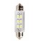 ΛΑΜΠΑΚΙΑ ΠΛΑΦΟΝΙΕΡΑΣ C5W/C10W 12V 0,48W SV8,5 41mm LED 6xSMD3528 PREMIUM ΛΕΥΚΟ 1ΤΕΜ.