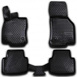 ΠΑΤΑΚΙΑ ΣΕ ΣΚΑΦΗ TPE ΛΑΣΤΙΧΟ ΓΙΑ SKODA OCTAVIA 3 A7 ACTIVE / AMBITION STYLE 2013-2020 / OCTAVIA A8 2020+  ΣΕ ΜΑΥΡΟ ΧΡΩΜΑ NOVLINE - 4 ΤΕΜ.