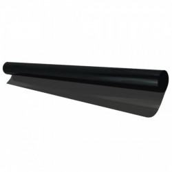 Amio - Αντιηλιακή Μεμβράνη Φιμέ Super Dark Black 5% 75x300cm Για Μέγιστη Σκίαση Και Προστασία Από UV Για Τζάμια Αυτοκινήτου – 1 Τεμ. (01657/AM)