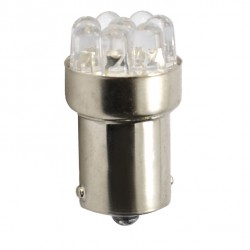 R5W 24V P21W BA15s LED 9xFlux 5mm ΚΙΤΡΙΝΟ (ΜΟΝΟΠΟΛΙΚΟ) 1ΤΕΜ. M-TECH