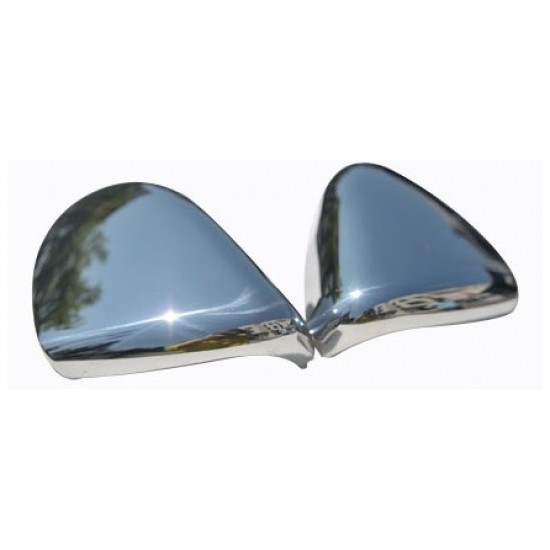 ΚΑΠΑΚΙΑ ΚΑΘΡΕΠΤΩΝ ΓΙΑ VW GOLF 6 3/5D/SW 2010-2013/ VW TOURAN MPV 2010+ ΧΡΩΜΙΟΥ 2 ΤΕΜ. ΜΕΤΑΛΛΙΚΑ