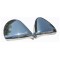 ΚΑΠΑΚΙΑ ΚΑΘΡΕΠΤΩΝ ΓΙΑ VW GOLF 6 3/5D/SW 2010-2013/ VW TOURAN MPV 2010+ ΧΡΩΜΙΟΥ 2 ΤΕΜ. ΜΕΤΑΛΛΙΚΑ ΒΟΥΡΤΣΑ