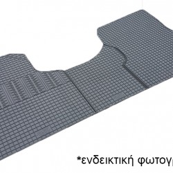 Cik - ΠΑΤΑΚΙΑ ΑΥΤΟΚΙΝΗΤΟΥ ΑΠΟ ΛΑΣΤΙΧΟ ΓΙΑ HYUNDAI H-350 2015-2022 ΣΕ ΜΑΥΡΟ ΧΡΩΜΑ ΜΕ ΚΟΥΜΠΩΜΑΤΑ - 3 ΤΕΜ. (RM.HY.0013/CK)