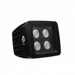ΠΡΟΒΟΛΕΑΣ ΕΡΓΑΣΙΑΣ  WORKING LAMPS 10-32V 20W 1100lm 4 x CREE LED ΤΕΤΡΑΓΩΝΟΣ 82 x 80 x 111 mm BLACK SERIES M-TECH -1ΤΕΜ