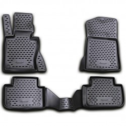 ΠΑΤΑΚΙΑ ΣΕ ΣΚΑΦΗ TPE ΛΑΣΤΙΧΟ ΓΙΑ ΓΙΑ BMW X3 E83 2004-2010 ΣΕ ΜΑΥΡΟ ΧΡΩΜΑ NOVLINE - 4 ΤΕΜ