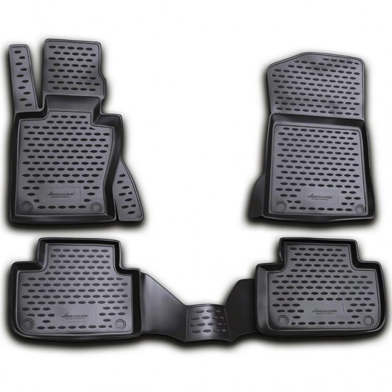 ΠΑΤΑΚΙΑ ΣΕ ΣΚΑΦΗ TPE ΛΑΣΤΙΧΟ ΓΙΑ ΓΙΑ BMW X3 E83 2004-2010 ΣΕ ΜΑΥΡΟ ΧΡΩΜΑ NOVLINE - 4 ΤΕΜ