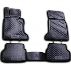 ΠΑΤΑΚΙΑ ΣΕ ΣΚΑΦΗ TPE ΛΑΣΤΙΧΟ ΓΙΑ BMW ΣΕΙΡΑ 5 SEDAN 2002-2009  (ΜΑΥΡΟ) - 4 ΤΕΜ.