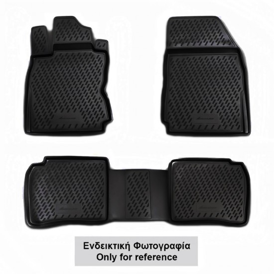 ΠΑΤΑΚΙΑ ΣΕ ΣΚΑΦΗ TPE ΛΑΣΤΙΧΟ ΓΙΑ AUDI A5 4WD 03/2016+ (ΜΑΥΡΟ) - 4 ΤΕΜ.