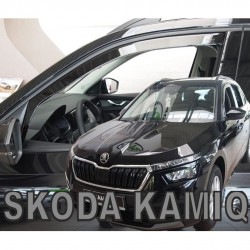Heko - Ανεμοθραύστες Για Skoda Kamiq (Nw) 12/2019 > 02/2024 5πορτο / SUV Ζευγάρι Από Εύκαμπτο Φιμέ Πλαστικό - 2 τεμ. (ΑΝΕΜ.28354)