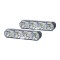 DRL HOR78 12/24V ΠΡΟΣΘΕΤΟ DAYTIME ΔΙΕΘΝΗ ΜΕ 4LED 6W 120,5x36,8mm ΜΑΥΡΟ 2ΤΕΜ