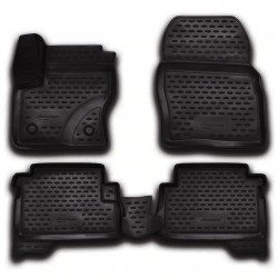 ΠΑΤΑΚΙΑ ΣΕ ΣΚΑΦΗ TPE ΛΑΣΤΙΧΟ ΓΙΑ FORD KUGA 5D 2013-2019  ΣΕ ΜΑΥΡΟ ΧΡΩΜΑ NOVLINE - 4 ΤΕΜ.