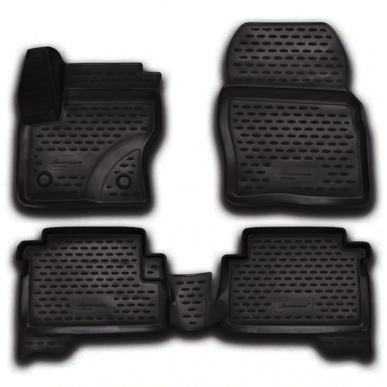 ΠΑΤΑΚΙΑ ΣΕ ΣΚΑΦΗ TPE ΛΑΣΤΙΧΟ ΓΙΑ FORD KUGA 5D 2013-2019  ΣΕ ΜΑΥΡΟ ΧΡΩΜΑ NOVLINE - 4 ΤΕΜ.