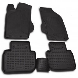 ΠΑΤΑΚΙΑ ΣΕ ΣΚΑΦΗ TPE ΛΑΣΤΙΧΟ ΓΙΑ ALFA ROMEO 147 12/2000-2008  ΣΕ ΜΑΥΡΟ ΧΡΩΜΑ NOVLINE - 4 ΤΕΜ.