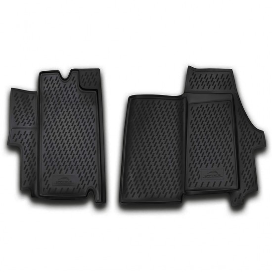 ΠΑΤΑΚΙΑ ΣΕ ΣΚΑΦΗ TPE ΛΑΣΤΙΧΟ ΓΙΑ CITROEN JUMPER 2006+  ΣΕ ΜΑΥΡΟ ΧΡΩΜΑ NOVLINE - 2 ΤΕΜ.