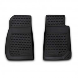 ΠΑΤΑΚΙΑ ΣΕ ΣΚΑΦΗ TPE ΛΑΣΤΙΧΟ ΓΙΑ JEEP WRANGLER 3D 2007-2018  ΣΕ ΜΑΥΡΟ ΧΡΩΜΑ NOVLINE - 2 ΤΕΜ.