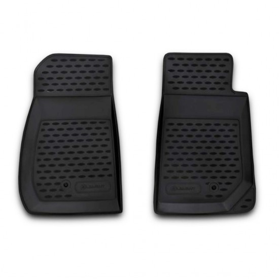 ΠΑΤΑΚΙΑ ΣΕ ΣΚΑΦΗ TPE ΛΑΣΤΙΧΟ ΓΙΑ JEEP WRANGLER 3D 2007-2018  ΣΕ ΜΑΥΡΟ ΧΡΩΜΑ NOVLINE - 2 ΤΕΜ.