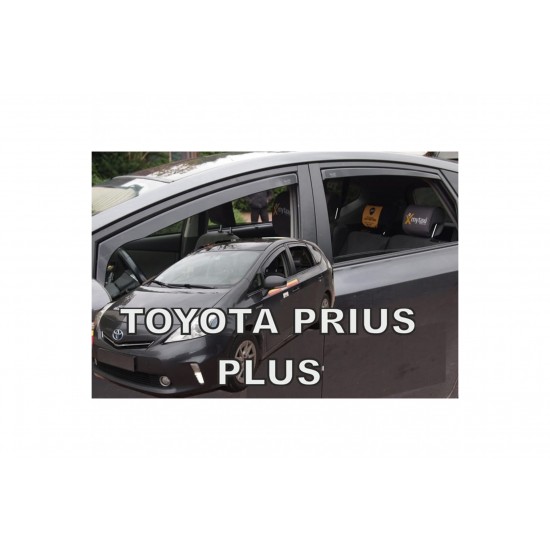 ΑΝΕΜΟΘΡΑΥΣΤΕΣ ΓΙΑ TOYOTA PRIUS PLUS 5D 2011+ ΣΕΤ ΑΥΤΟΚΙΝΗΤΟΥ ΑΠΟ ΕΥΚΑΜΠΤΟ ΦΙΜΕ ΠΛΑΣΤΙΚΟ HEKO - 4 ΤΕΜ.