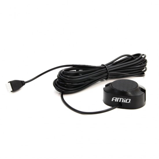 Amio - Universal Προειδοποιητικός Βομβητής Ήχου (Buzzer) για Συστήματα Παρκαρίσματος τάση λειτουργίας 12V για Επιβατικά Αυτοκίνητα - 1 τεμ. (01017/AM)