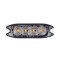 Amio - ΣΤΡΟΜΠΟ 12/24V 10x3x0,9cm ΠΟΡΤΟΚΑΛΙ 4LED 12W (4x3W) R65 R10 IP68 - 1 ΤΕΜ. (02298/AM)