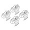 ΑΚΡΑ ΓΙΑ ΜΠΑΡΕΣ NORDRIVE ΓΙΑ FORD MONDEO 4D 11/14+ KIT