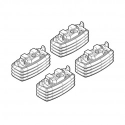 ΑΚΡΑ ΓΙΑ ΜΠΑΡΕΣ NORDRIVE ΓΙΑ MERCEDES A-CLASS W169 3D/5D 9/04-4/10 KIT
