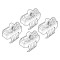 ΑΚΡΑ ΓΙΑ ΜΠΑΡΕΣ NORDRIVE ΓΙΑ HONDA JAZZ 09/15+ KIT