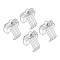 ΑΚΡΑ ΓΙΑ ΜΠΑΡΕΣ NORDRIVE ΓΙΑ MAZDA 3 5D 02/19+ KIT